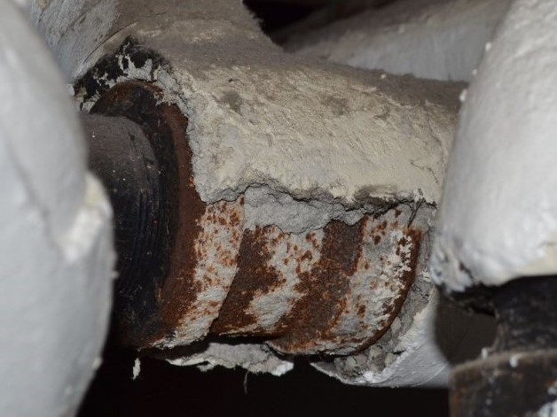 Asbestos pipe wrap 4-3